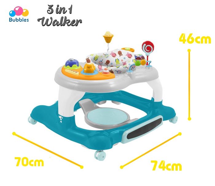 Bubbles 3 in 1 Baby Walker BUE2026 Ray