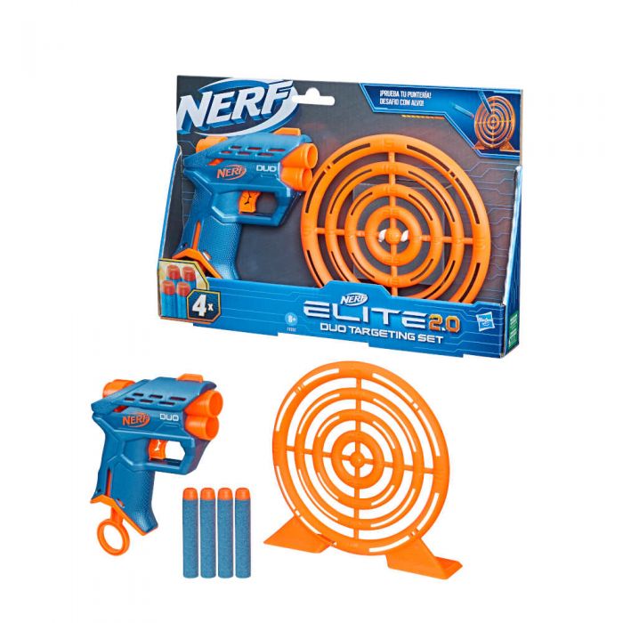 Nerf Elite 2.0 Duo Targeting Set with Blaster Gun and Target Board Model F6352