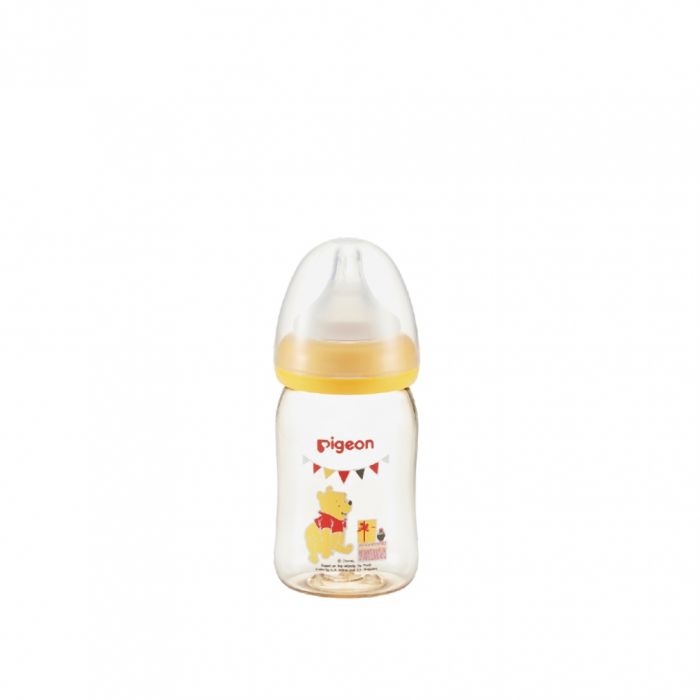 Pigeon SofTouch Wide Neck PPSU Nursing Bottle Disney Winnie Pooh 160ml