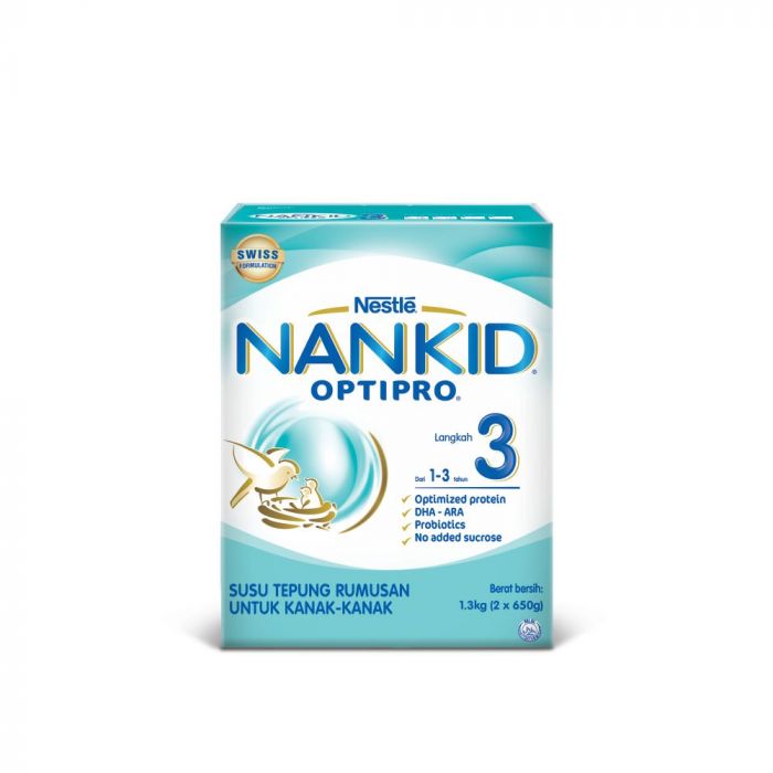 Nestle Nankid Optipro Step 3 2 x 650g New