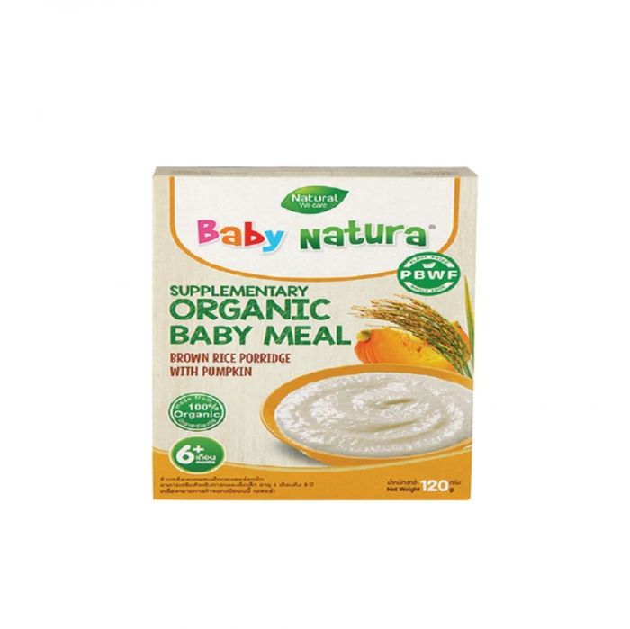 Baby Natura Organic Brown Rice Porridge 120g Pumpkin