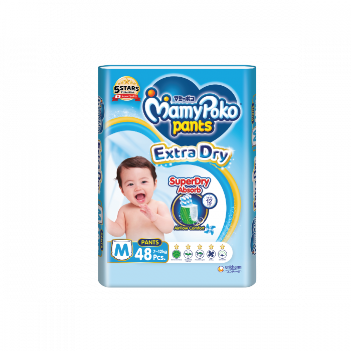 MamyPoko Extra Absorb Pant Diapers-LARGE Size - Vrinda Super Mart