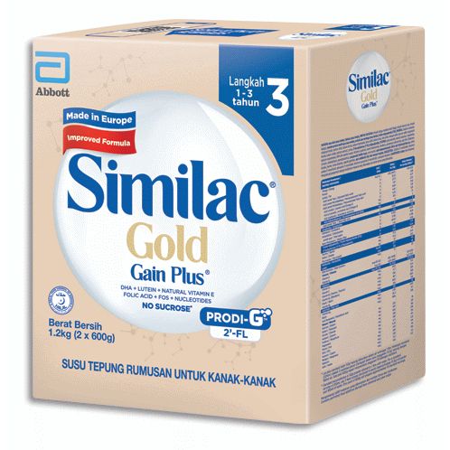 Similac gain store 1 to 3