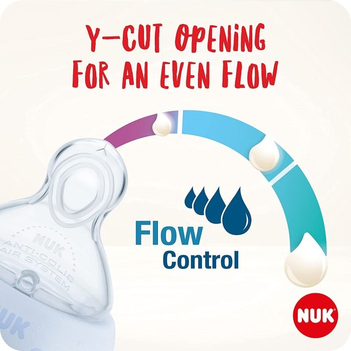 Nuk teat which way outlet up