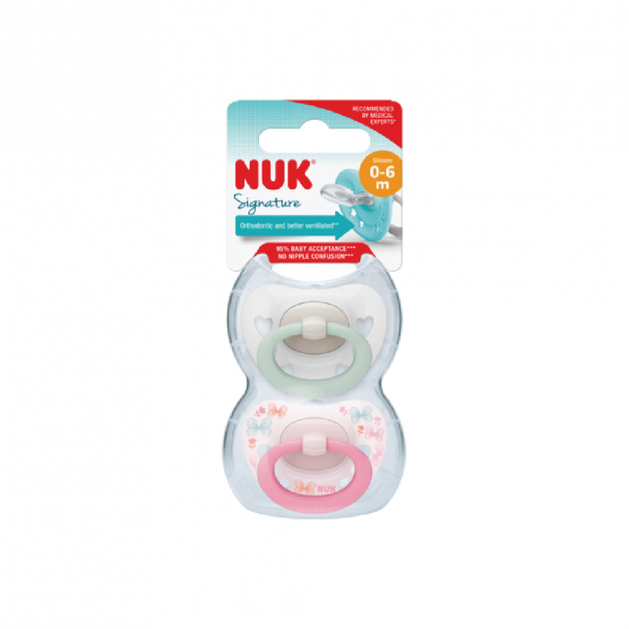 Nuk 6 outlet months pacifiers