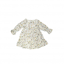Cuddles Fashion Toddler Girl Flower Blouse Dress (DSW264) - Khaki