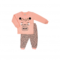 Cuddles Cute Baby Girl Fashion Pyjamas (PGW001) - Peach