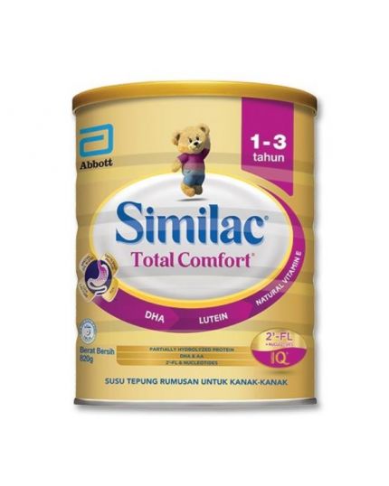 Similac Total Comfort Plus (820g) 1-3 Tahun Milk Powder