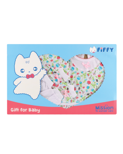 Fiffy  Girl  Newborn Baby Gift Set (4pcs) - 1077