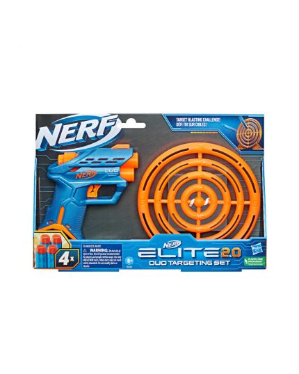 Nerf Elite 2.0 Duo Targeting Set with Blaster Gun and Target Board (Model:F6352)
