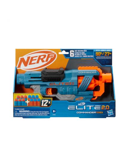 Nerf Elite 2.0 Commander RD-6 12 Dart Rotating Drum Gun (Model:E9485)