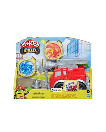 Play-Doh Wheels Fire Engine Vehicle Playset (Model:F0649)