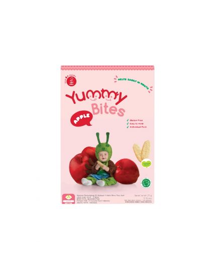 Yummy Bites Baby Rice Crackers - Apple Flavour (6M+)  25g