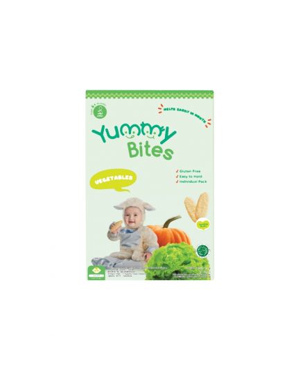 Yummy Bites Baby Rice Crackers - Vegetable Flavour (6M+)  25g