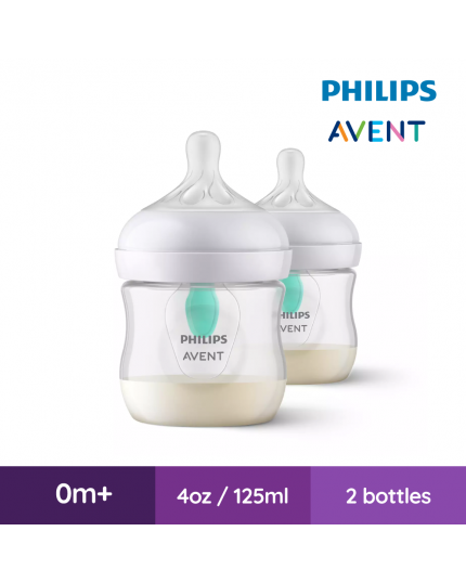 Philips Avent Bottle Natural Response with Air Free Vent 125ML/4oz - Twin Pack (20567002)