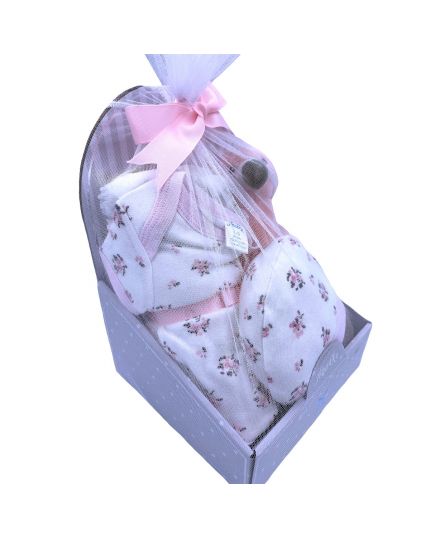 Anakku New Born 4Pcs Gift Set (220530-1) - Pink
