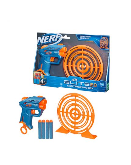 Nerf Elite 2.0 Duo Targeting Set with Blaster Gun and Target Board (Model:F6352)