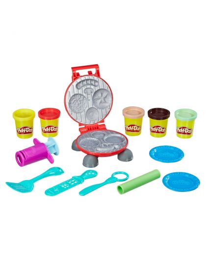 Play-Doh Kitchen Creations Burger Barbecue With 5 Play Doh Color Can (Model:B5521)