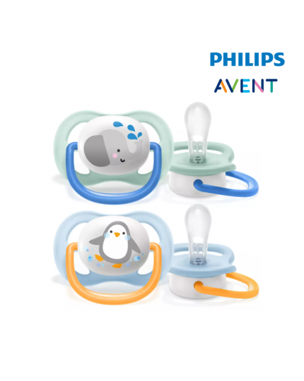 Philips Avent Ultra Air Lime/Animal 0-6Months (Elephant and Penguin) - Boy(33308005)