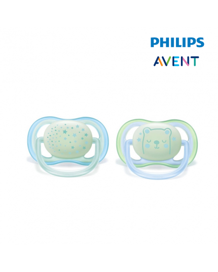 Philips Avent Soother Air Night Time Boy 0-18 Months (33337611)