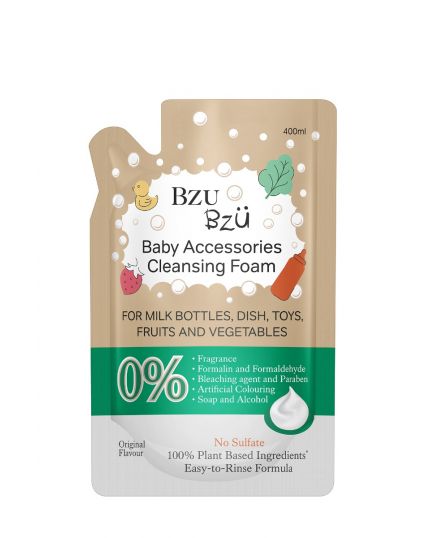 Bzu Bzu Baby Accessories Foaming Cleanser Refill Non-Flavour (400ml)