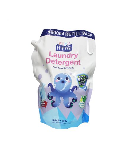 Baby Hippo Laundry Detergent Refill Pack 1800ml