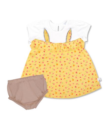 Fiffy Girl Dress (2323085) - Yellow