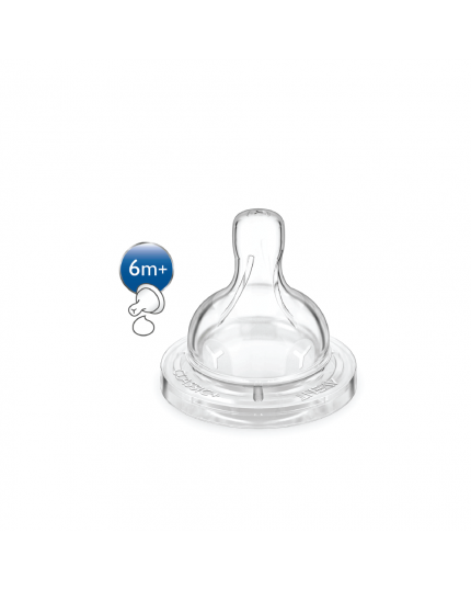 Philips Avent Classic+ Silicone Teats - Thick Feed 6M+ (2 Pcs)