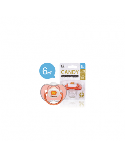 Simba Candy Thumb Shape Pacifier - Pink