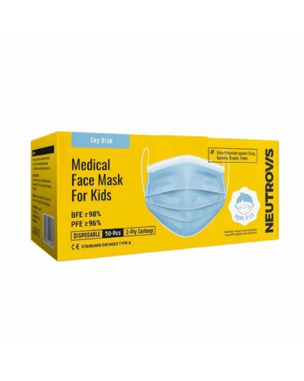 Neutrovis Kids M.Face Mask - Sky Blue (50&#039;s)