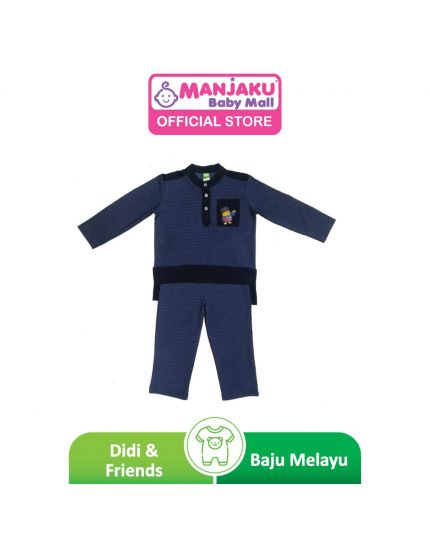 Didi &amp; Friends Toddler Boy Baju Melayu - Blue (71-1-069-0509-45)