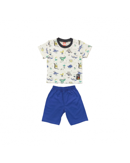 Didi &amp; Friends Toddler Round Neck Short Sleeve Tee with Short Pants (971-1-069-0659-45)