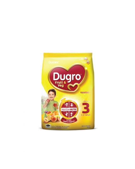 Dumex Dugro 3 Fruit &amp; Vege (850g) 1 - 3 Years Milk Powder