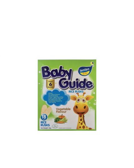 Tenten Baby Guide Rice Rusks (36g) - Assorted Flavors