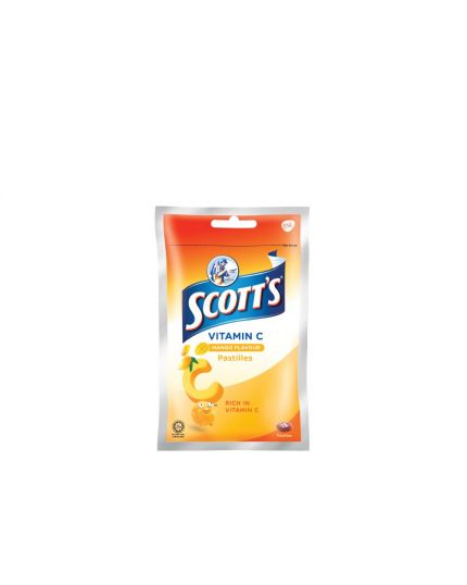 Scotts Vitamin C Pastille with Zipper (30g) - Mango