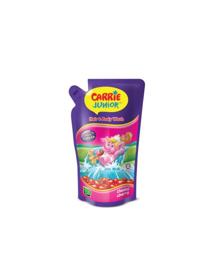 Carrie Junior Baby Hair &amp; Body Wash Refill Pack Pouch (500g) - Assorted Flavor