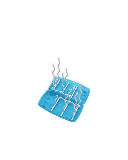 Fiffy Bottle Drying Rack Foldable - Blue/Pink - Assorted Color