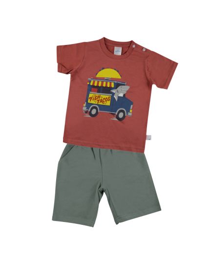FIFFY Boy Suits (2324021) - Red
