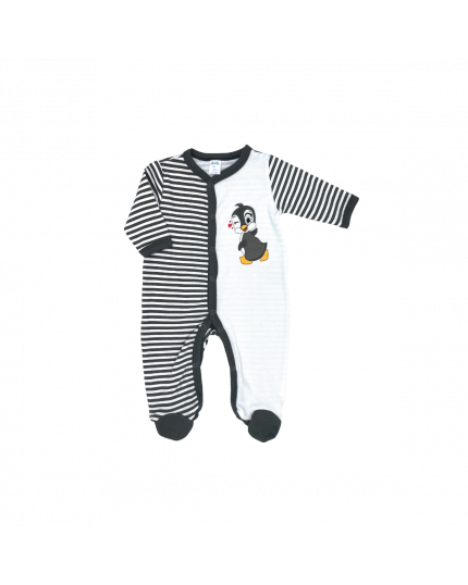 Anakku Newborn Baby Boy Jumper (220538-2) - Light Grey