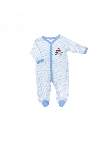 Anakku Newborn Baby Boy Jumper (220538-2) - Light Blue