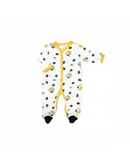 Anakku Newborn Baby Boy Jumper (220538-2) - Yellow