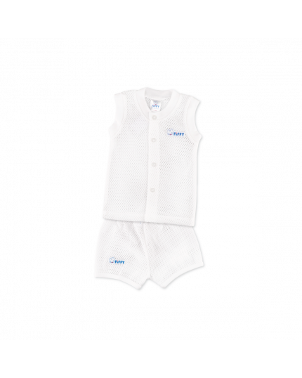 Fiffy Boy Tank Top Suit (65278-WHT) - White
