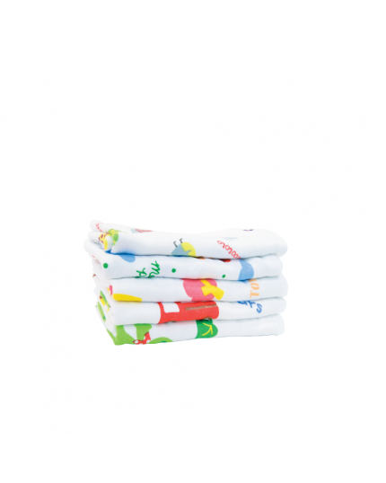 Baby Love Printed Muslin Towel - Happy Drive (Model: BL1678)