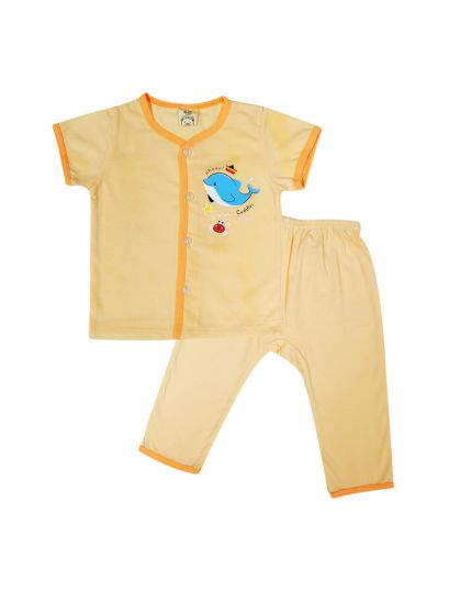 Cuddles Unisex Baby New Born Suit Set  (BSW1004) - Orange