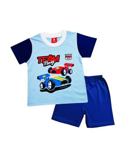 Cuddles Baby Boy Fashion Suit Set (BSW1005) - Light Blue