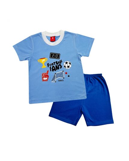 Cuddles Baby Boy Fashion Suit Set (BSW1005) - Sky Blue