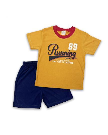 Cuddles Toddler Boy Fashion Suit Set (BSW1006) - Mustard