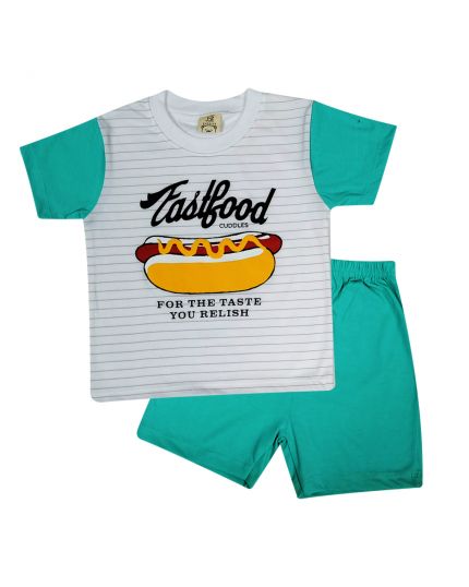 Cuddles Toddler Boy Fashion Suit Set  (BSW1006) - Mint