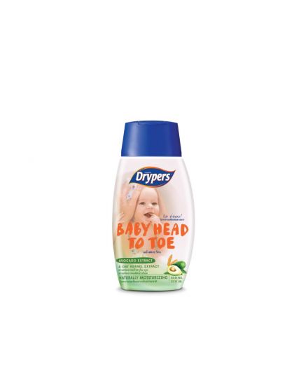 Drypers Baby Head To Toe (220ml) - Avocado