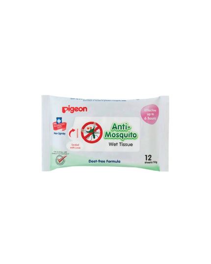 Pigeon Wet Tissues – Anti-mosquito  12&#039;S